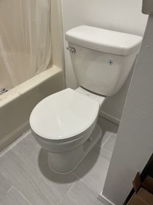 Delta toilet installation