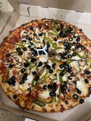 Veggie pizza