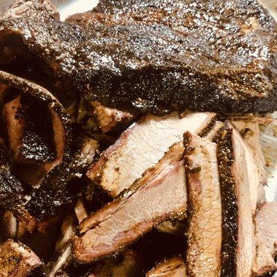 Delicious sliced Brisket