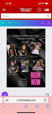 Empeerial Beauty Bar Braids ByTeyanna