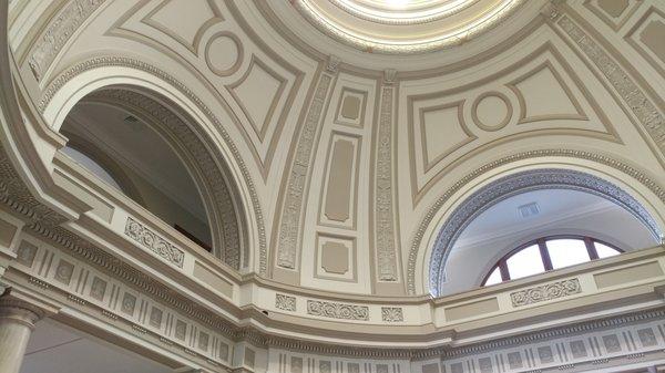 The rotunda in the library