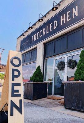 Freckled Hen Home is located at 1904 N. College Ave. in Fayetteville and is Freckled Hen's second new location! includes handmade local pott