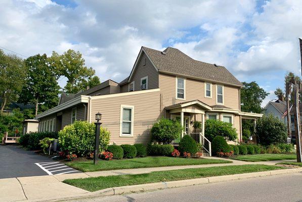 Our office- on the corner of W Loveland Avenue & Wall Street