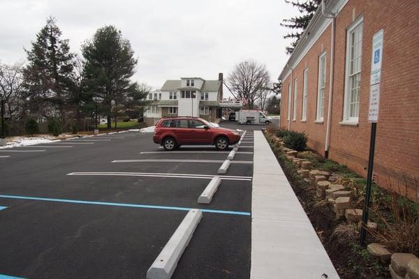 Paving and Linestriping at Church Parking Lot