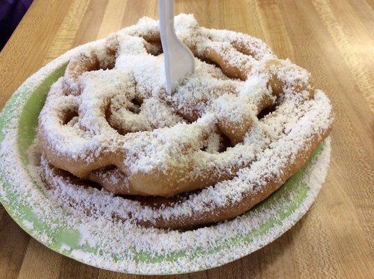 funnel cakes on First Fridays