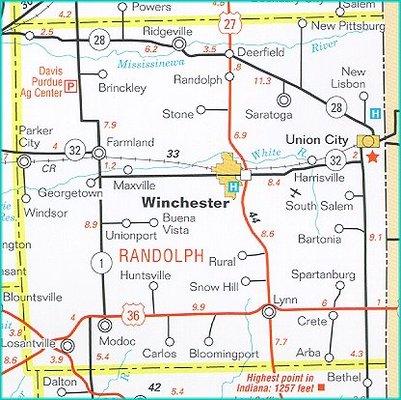 Randolph County is home to over 25,000 people.