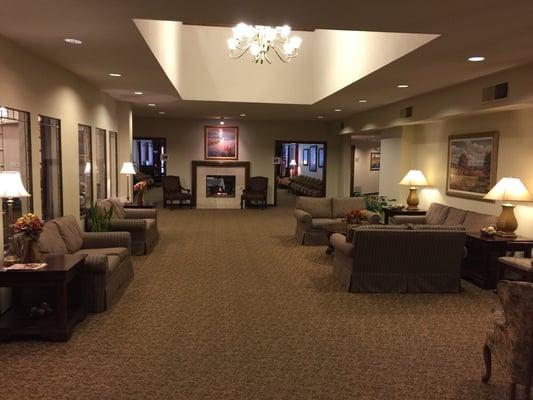 The common area as you go into the facility.