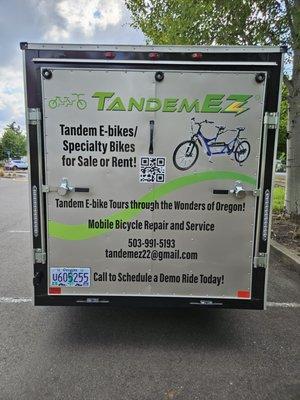 Our TandemEZ Mobile Repair Trailer