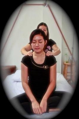 Shoulders and neck massage