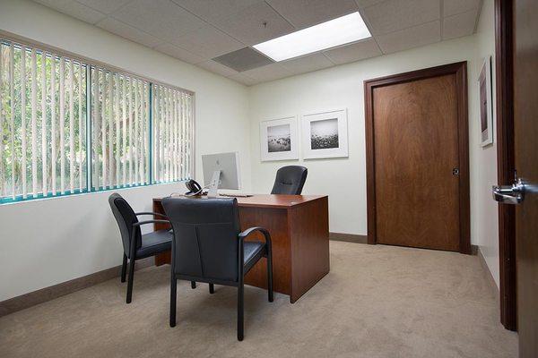 Full service private office space available.