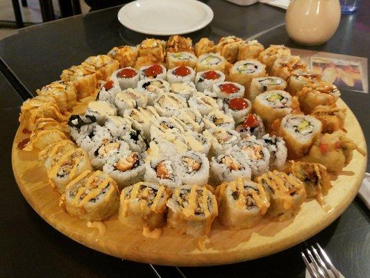 The $30 sushi platter.  Amazing.