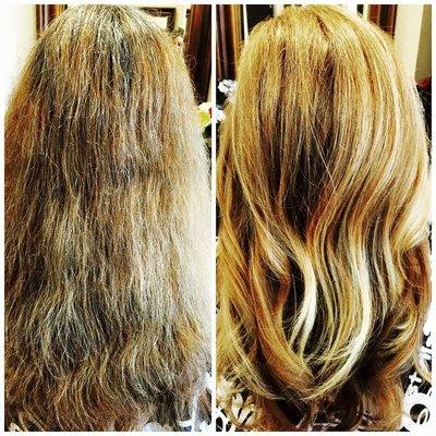 Hair by Teri Wilson  33 yrs experience Before and After