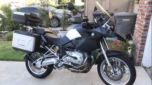 This bike prefers the open road over the parking lot at DMV.  =)