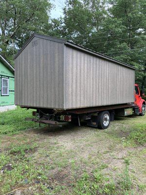 Towing shed