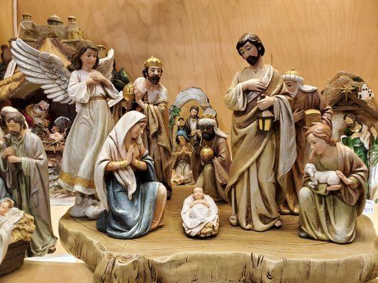 Nativity set.