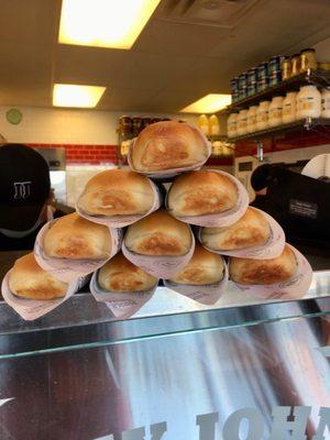 Love the look of stacked bread