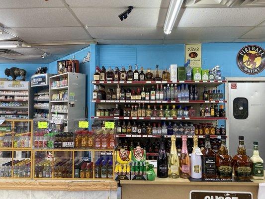 We now have wine & spirits available! Buy local first.