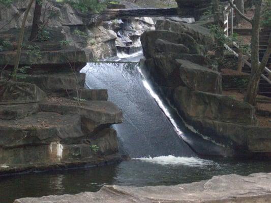 The one-of-a-kind rock slide is a Big Canoe favorite for the kids