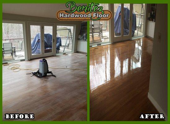 Sanding Hardwood Floor