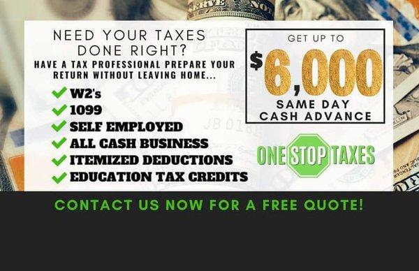 We help you get your taxes done right.