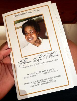 Rest In Heaven Aunt Florence !!