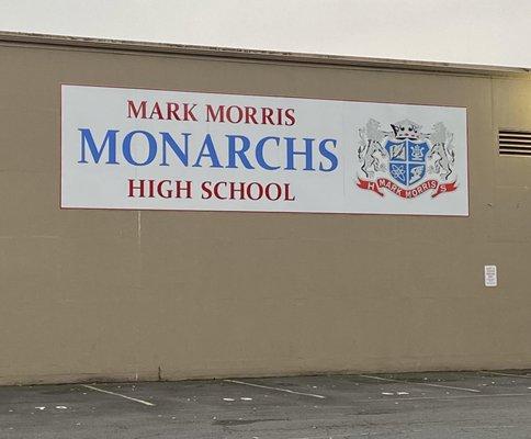 Mark Morris HS sign by Sign Print 360