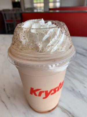 Chocolate shake with whipped cream!