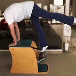 Pilates Chair pull up technique.