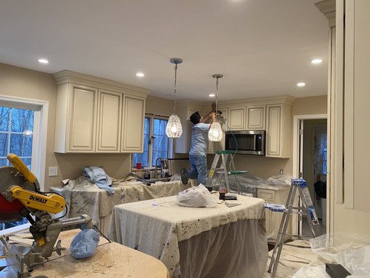 Crown molding install