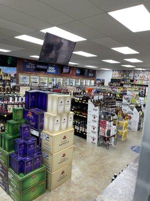 Got All liquor,wine and beer variety what you like to buy