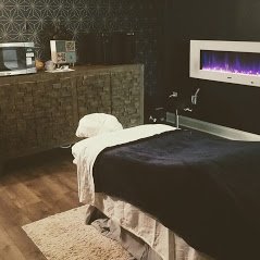 This treatment room will make you feel as if you are receiving your massage under the stars.