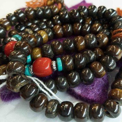 Dead yak bone Tibetan mala 108 count beads