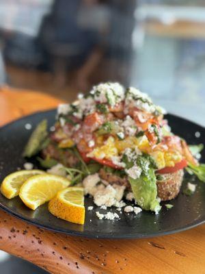 Feta avocado toast