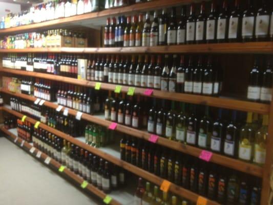 Large selection of fine wines ;)