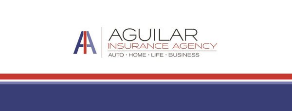 The business logo for Aguilar Insurance in Manassas Virginia