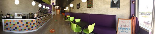 Twisted Frozen Yogurt shop interior