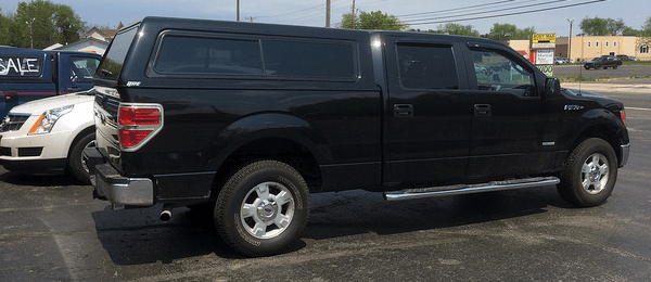 A.R.E truck cap and Raptor running boards.