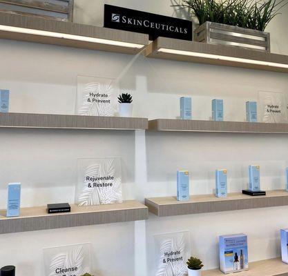 Skinceuticals Product Zone. We  believe the best results are integrated