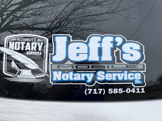 Jeff’s Mobile Notary Service