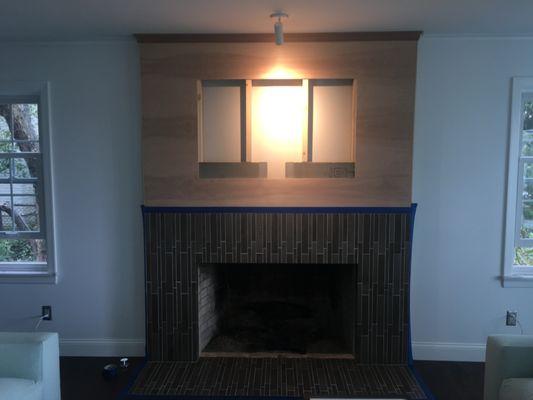 custom fireplace