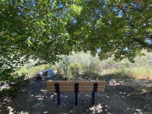 A nice bench to sit on.