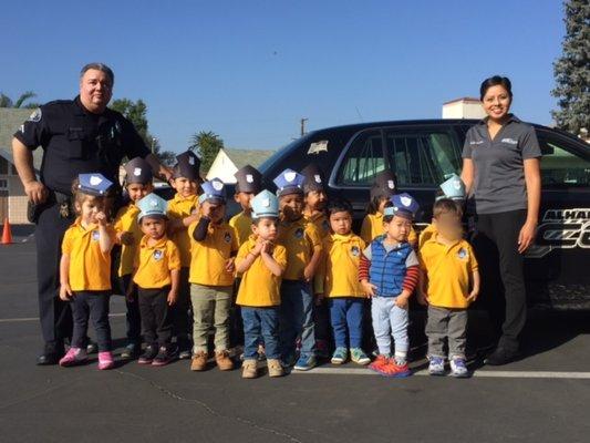 Visit from our local police to share safety tips