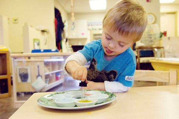 Toddler Science: Color Mixing