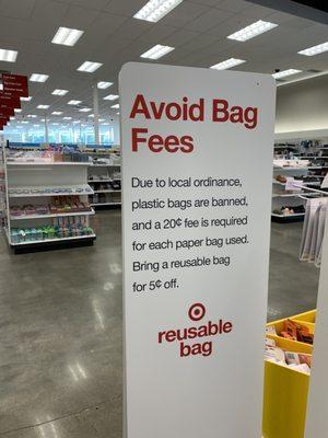 Plastic bags are banned in Jackson