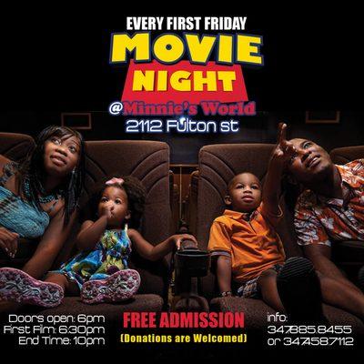 Movie Night!!! Every first friday at minnie's world...and it's FREE!!