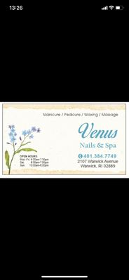 Venus Nails Spa