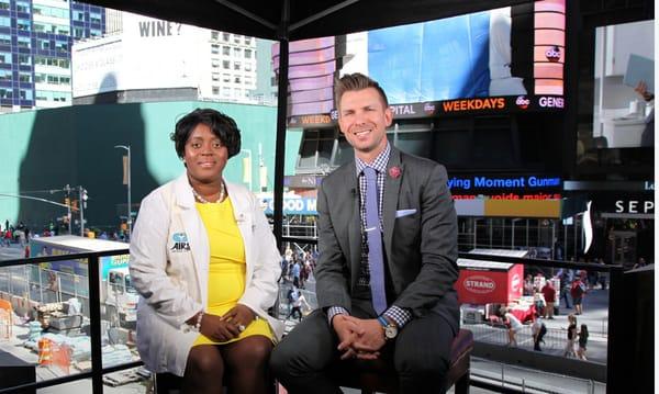 Dr. Brown on The Morning Show from Time Square, NYC