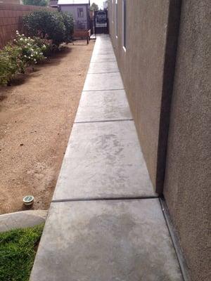 Perfect concrete by Sunrise Construction!!