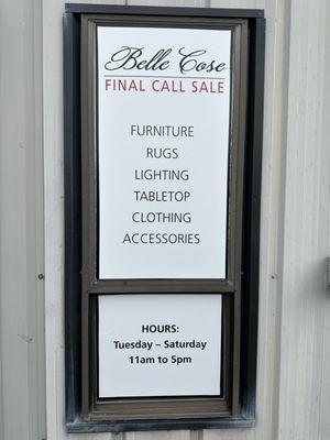 Store hours