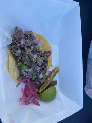 Carne Asada taco